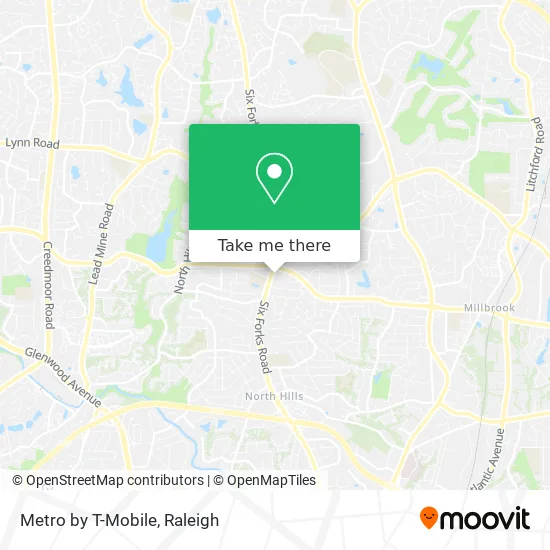 Metro by T-Mobile map