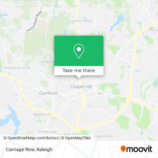 Mapa de Carriage Row