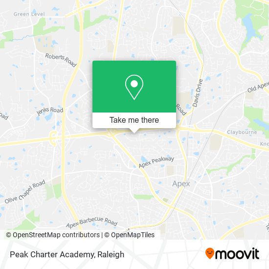 Peak Charter Academy map