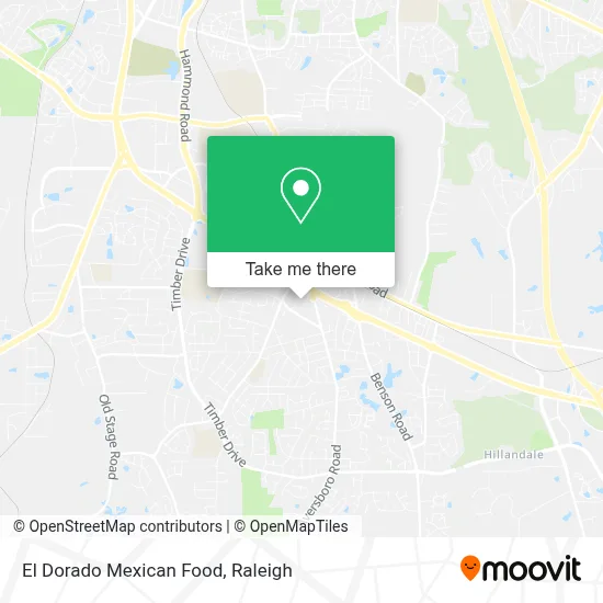 El Dorado Mexican Food map
