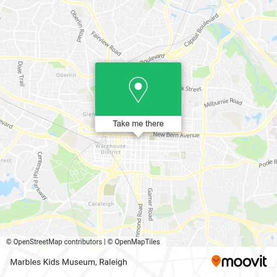 Marbles Kids Museum map