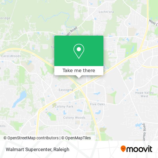 Mapa de Walmart Supercenter