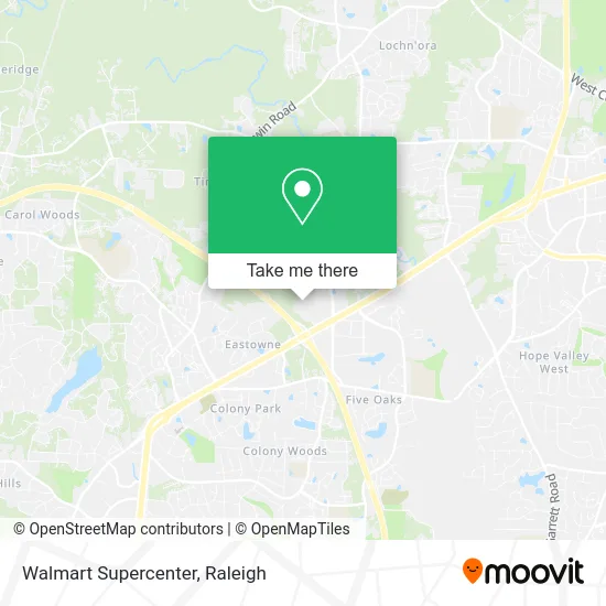 Walmart Supercenter map