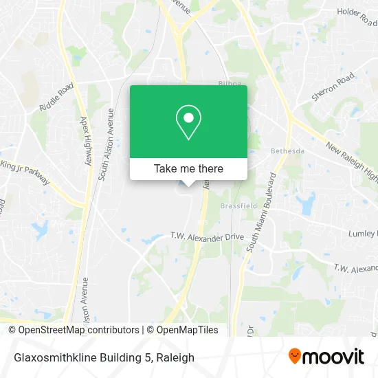 Glaxosmithkline Building 5 map