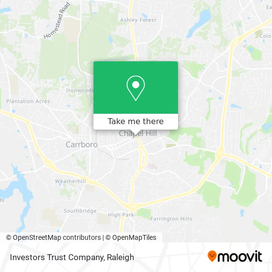 Investors Trust Company map