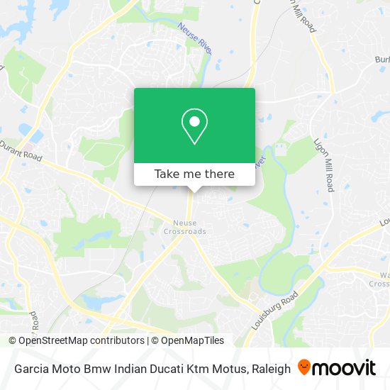 Garcia Moto Bmw Indian Ducati Ktm Motus map