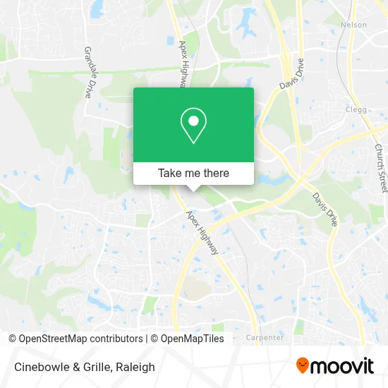Cinebowle & Grille map