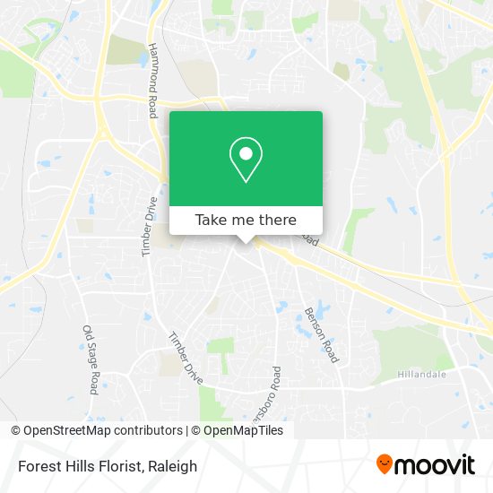 Forest Hills Florist map