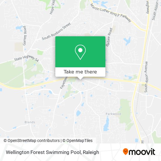 Wellington Forest Swimming Pool map
