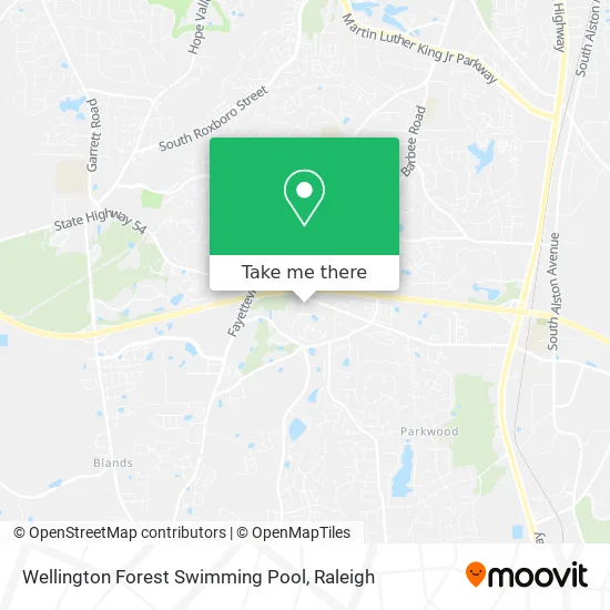 Wellington Forest Swimming Pool map