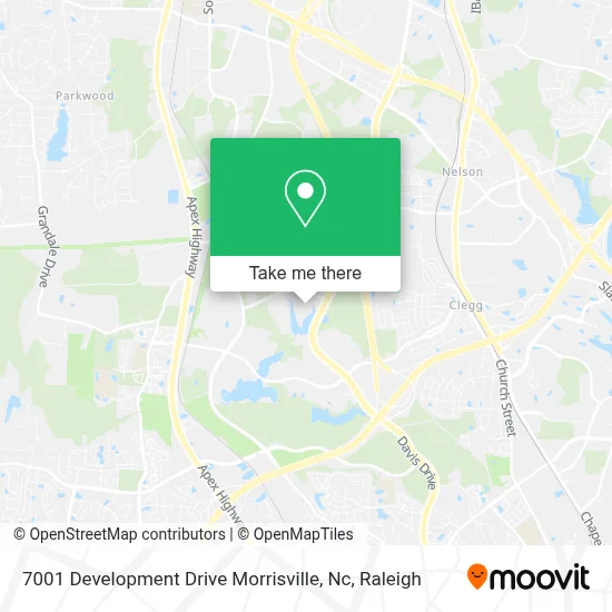 7001 Development Drive Morrisville, Nc map