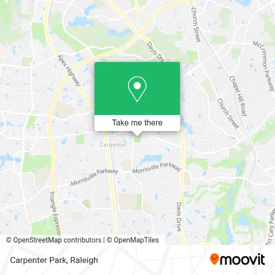 Carpenter Park map