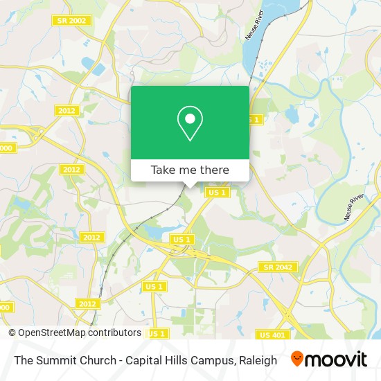 Mapa de The Summit Church - Capital Hills Campus