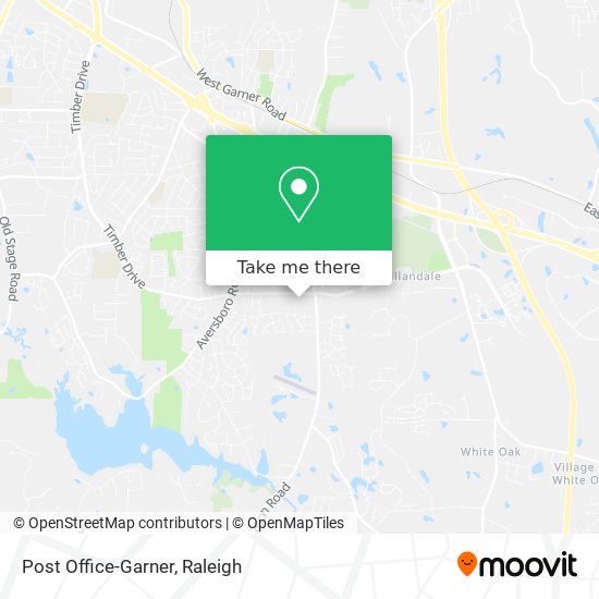 Post Office-Garner map