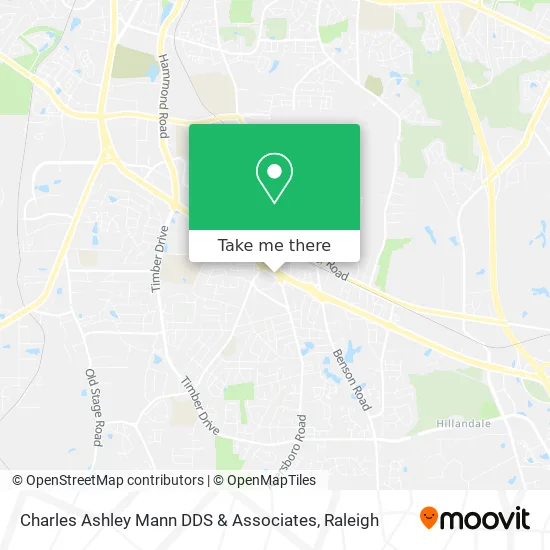 Charles Ashley Mann DDS & Associates map