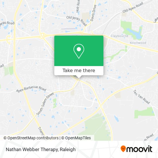 Mapa de Nathan Webber Therapy