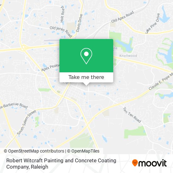 Robert Witcraft Painting and Concrete Coating Company map