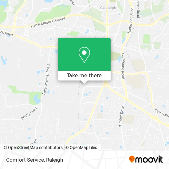 Comfort Service map