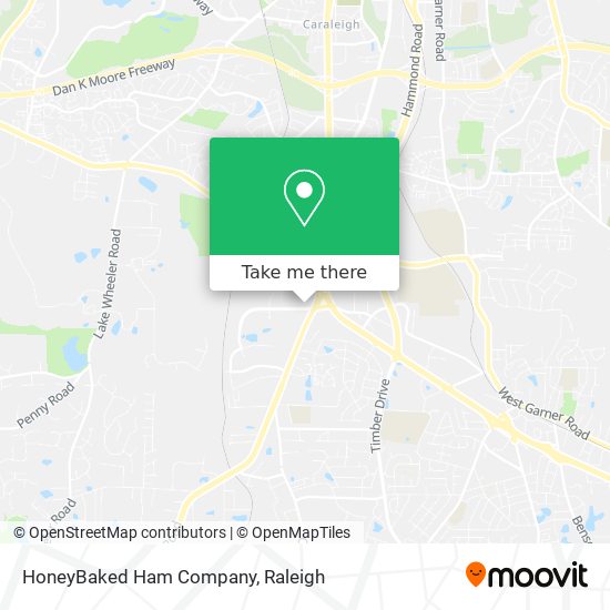 Mapa de HoneyBaked Ham Company