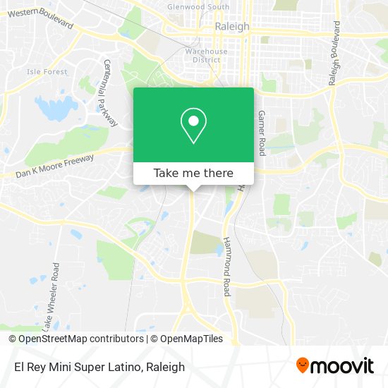 El Rey Mini Super Latino map