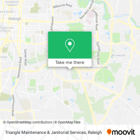 Mapa de Triangle Maintenance & Janitorial Services