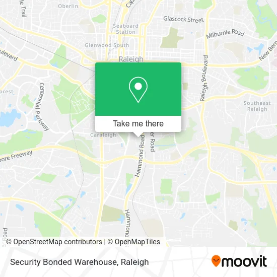 Security Bonded Warehouse map