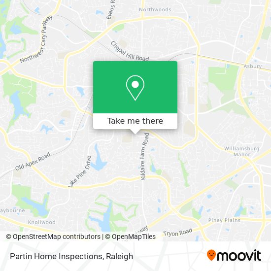 Mapa de Partin Home Inspections