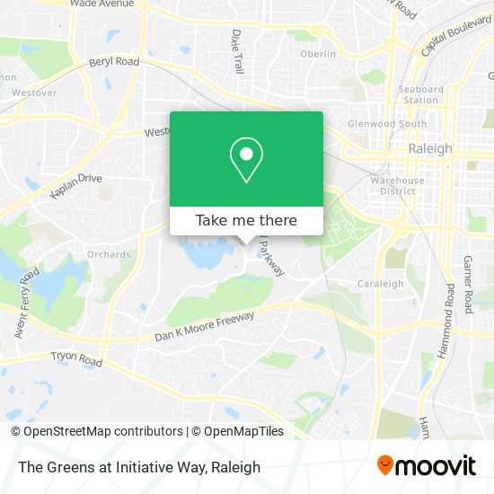 The Greens at Initiative Way map