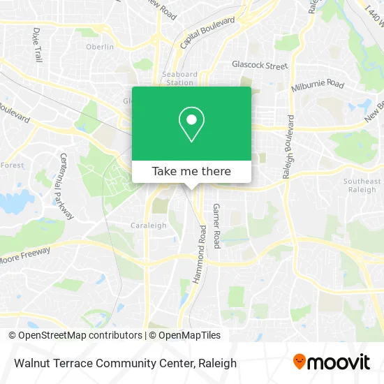 Walnut Terrace Community Center map