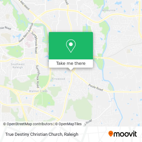 True Destiny Christian Church map