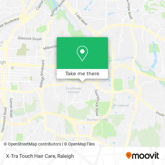 X-Tra Touch Hair Care map