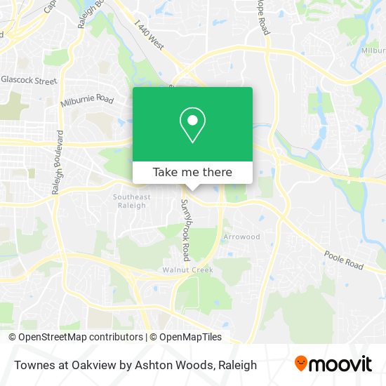 Townes at Oakview by Ashton Woods map