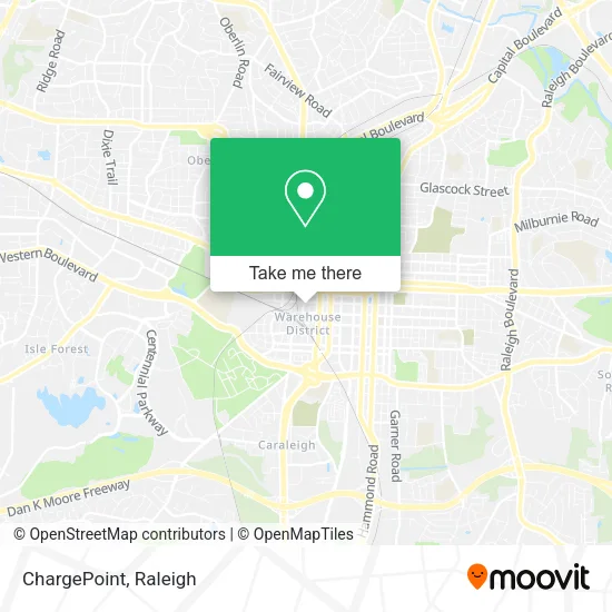 ChargePoint map