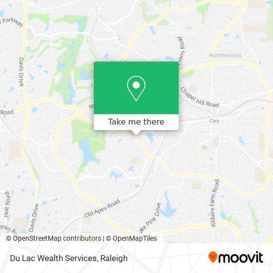 Du Lac Wealth Services map