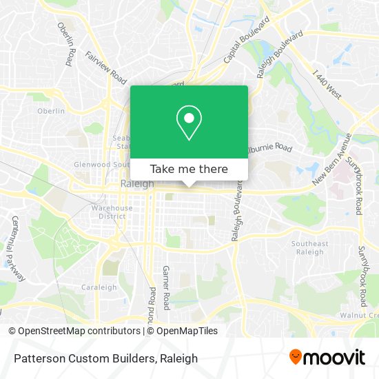 Mapa de Patterson Custom Builders