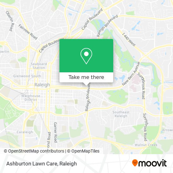 Ashburton Lawn Care map
