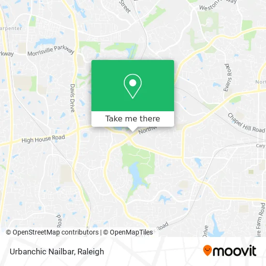 Urbanchic Nailbar map