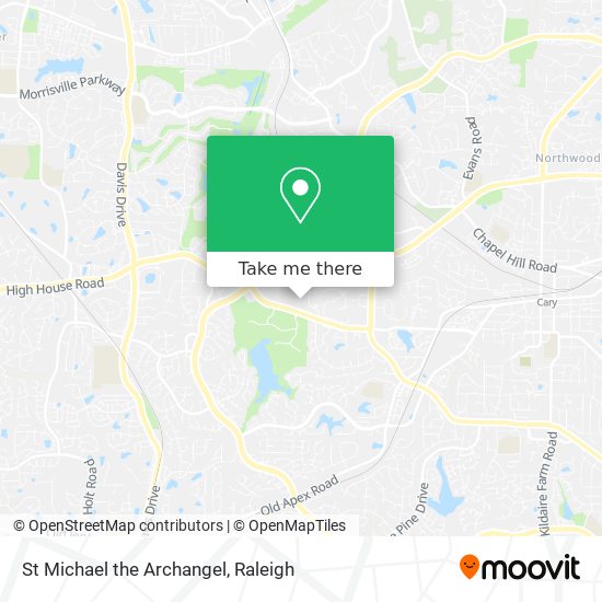 St Michael the Archangel map