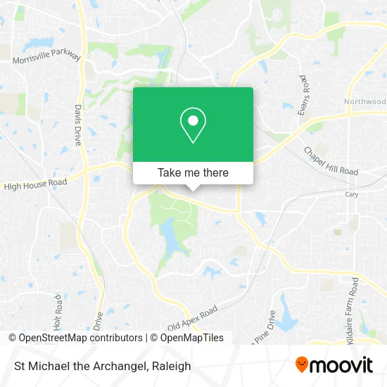St Michael the Archangel map