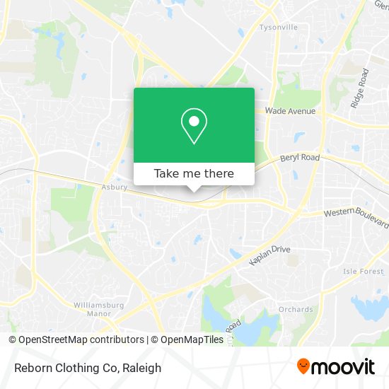 Mapa de Reborn Clothing Co