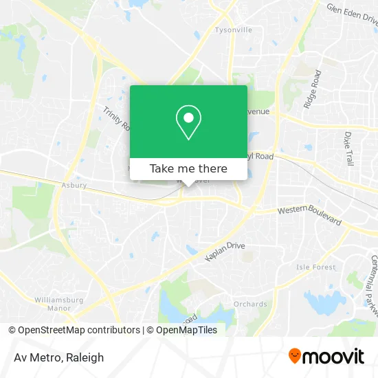 Mapa de Av Metro