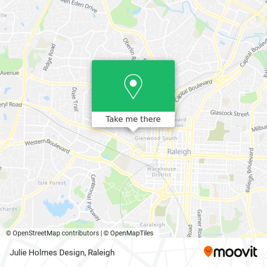 Julie Holmes Design map