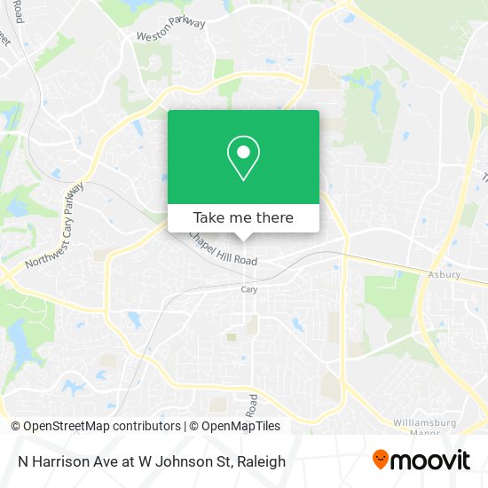 Mapa de N Harrison Ave at W Johnson St