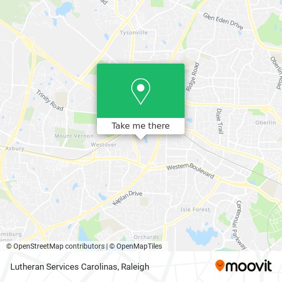 Mapa de Lutheran Services Carolinas