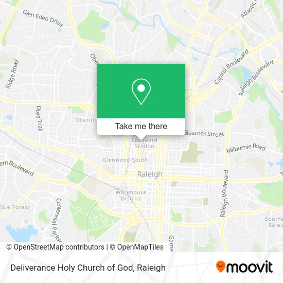 Mapa de Deliverance Holy Church of God