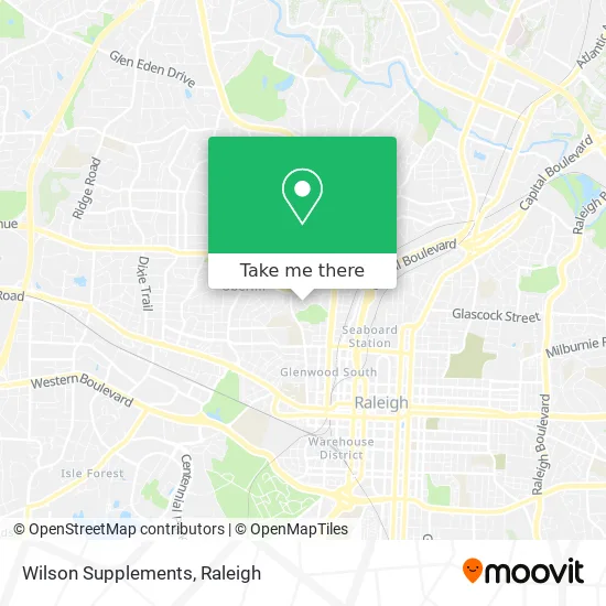 Wilson Supplements map