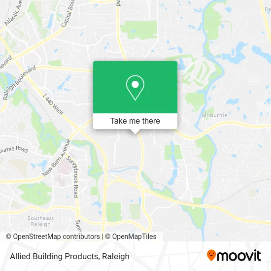 Allied Building Products map