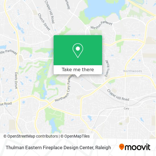 Thulman Eastern Fireplace Design Center map