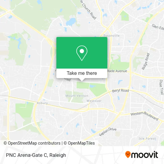 Mapa de PNC Arena-Gate C