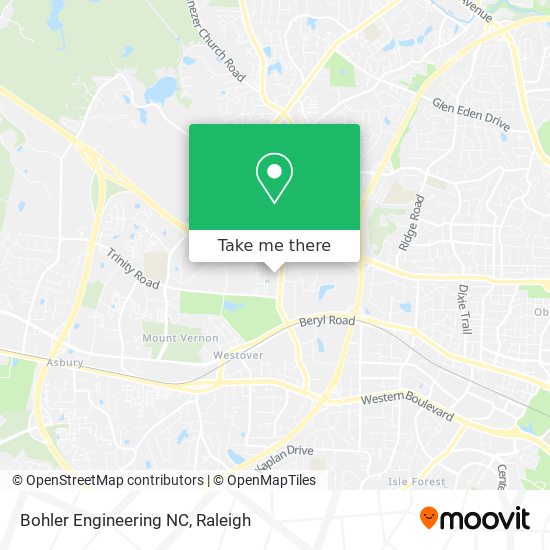 Bohler Engineering NC map